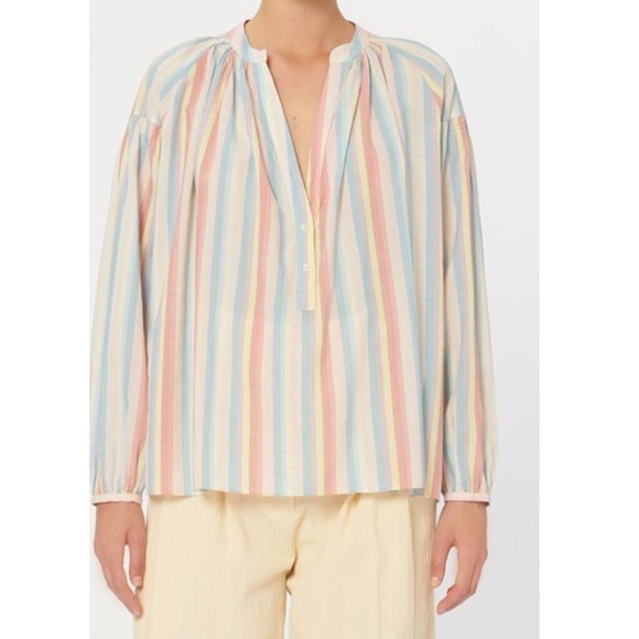 Vanessa Bruno Nipoa Top Multicolour Stripes - Picture 1 of 12
